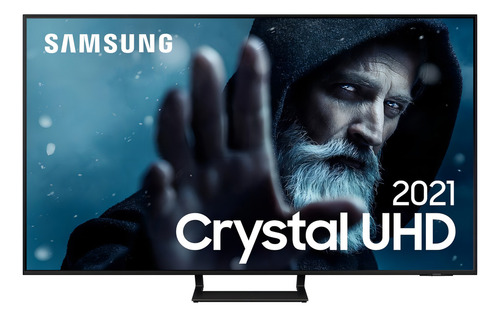 Smart TV de 65" Samsung Crystal UN65AU9000 com tela LED 4K - preto