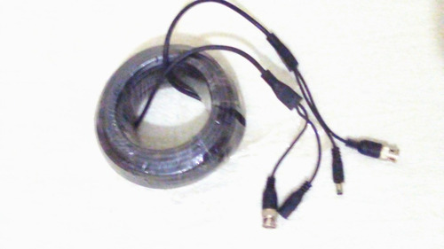 Cable Para Cámaras De Vídeo, Bnc Y Audio De 20 Mts.