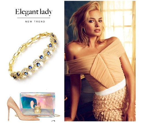Hermosa !!! Y Bella Pulsera Cristal Diamantes Swarovski Amor