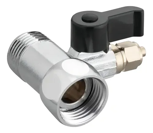 Adaptador De Metal Para Purificador De Agua 12 X 14 Com Registro Oxygen