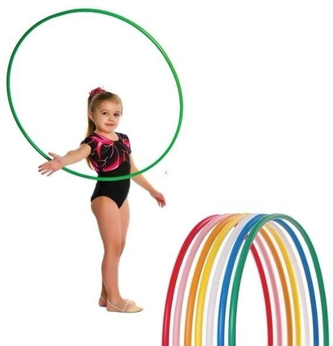 Kit De 10 Aros Ula Ula Entrenamiento Gimnasia 70 Cm Souvenir