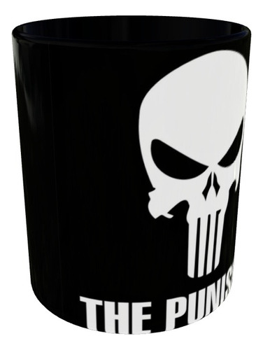 Mugs The Punisher Pocillo Series Color Negro