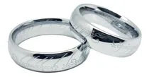Comprar Alianzas De Tungsteno - El Señor De Los Anillos - Silver