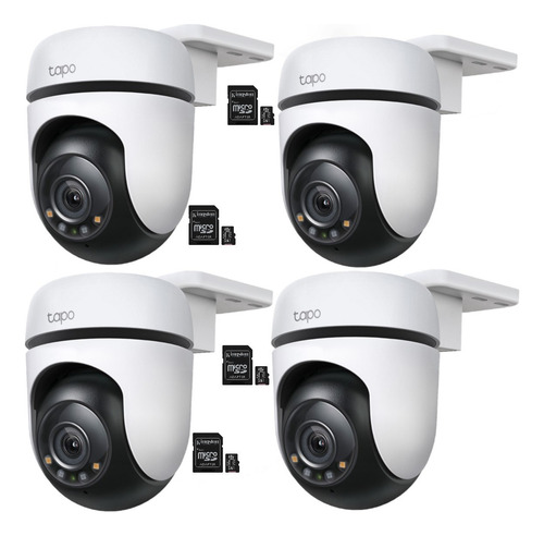 Camara Tp-link Tapo C510w Qhd X4 + Memoria Kingston 64gb X4
