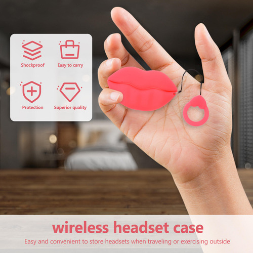 Funda Protectora Para Auriculares Con Forma De Labio De 1 Pi