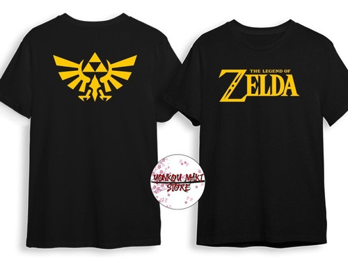 Polera Zelda Trifuerza - Nintendo Cosplay Kawaii Otaku.