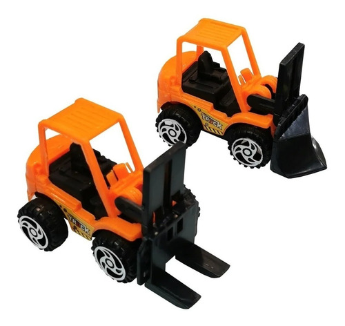 Mini Tractor Cargador Y Rompe Hielo A Fricción Souvenir X4