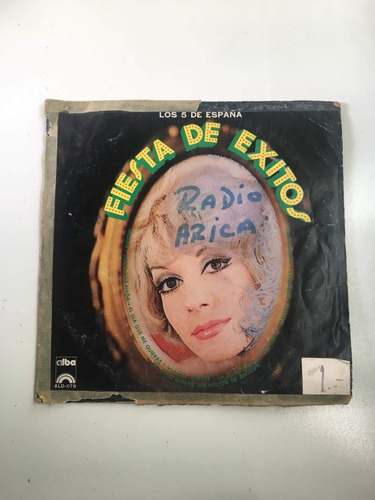 Vinilo Lp Los 5 De España Fiesta De Éxitos 