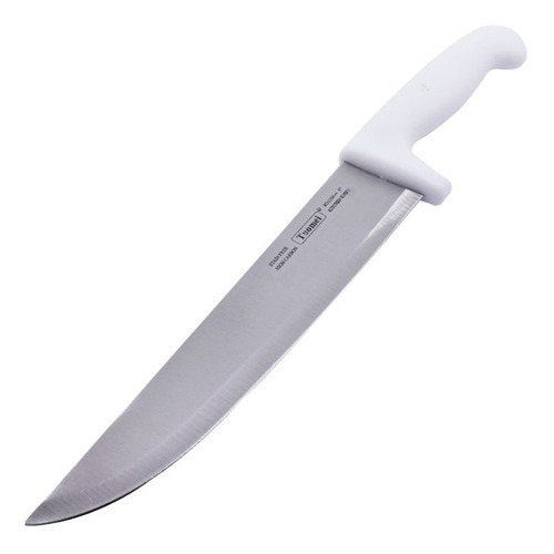 Cuchillo 9¿ De Carnicero Mango Blanco Lh-2581