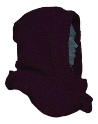 Bufanda Capucha Pashmina  Cálida Tejida Invierno Frio Mujer 