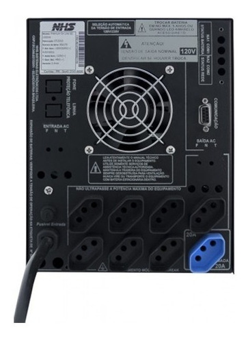 Nobreak Nhs Premium Senoidal Gii 2000va E.bivol S.220v 6x7ah