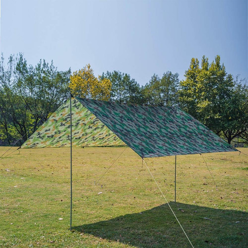 Tenda De Acampamento Impermeável Lona Toldo Ao Ar Livre Sol