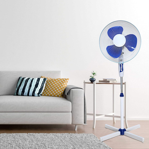 2 ventiladores de coluna portáteis, 220V, pedestal de 40 cm, grande grade de ventilação