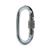 Comprar Mosquetão Oval Aço Alloy Trava Roscada - 25kn - 4 Unidades
