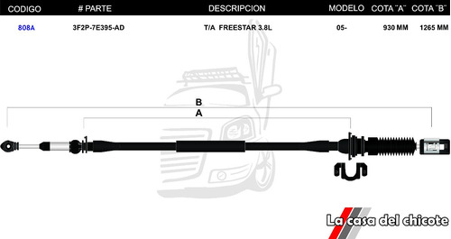 Chicote  Selector De Velocidades freestar