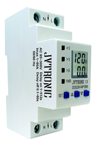 Protector De Voltaje Integral Digital 80a 120v 220 Ajustable