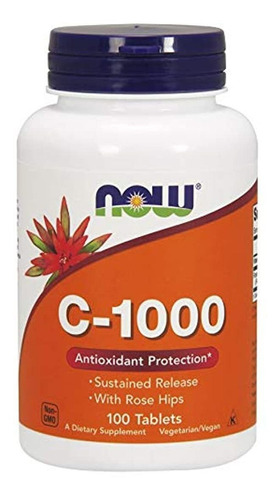 Now Foods - 100 Tabletas De Vitamina C
