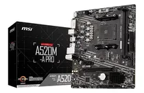 Comprar Placa Mae Amd Msi A520m-a Pro Ddr4 Ryzen Micro Atx Novo Nu002Ff