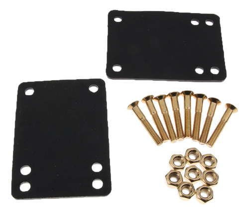 10pcs Almohadillas Elevadoras Pernos Longboard / Skateboard