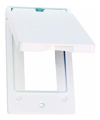 Sigma Engineered White Electric Cubierta Vertical Gfci 1