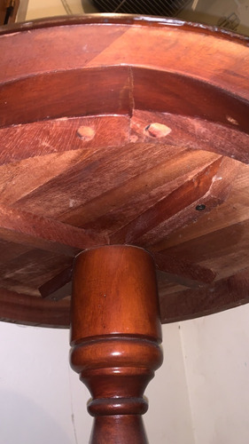 Imagen 2 de 5 de Mesa Auxiliar En Caoba