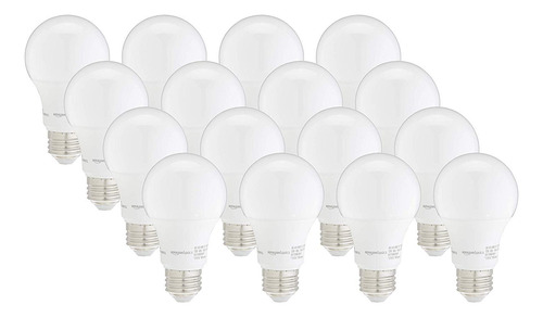 Bombillas Led Amazon Basics A19, 9 W, 2700 K, E26, Paquete D