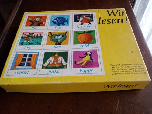 Juego De Mesa Alemán Lotería De Figuras