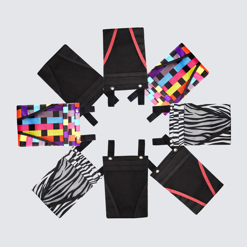 3 Bolsa De Manillar Para Scooter De Bicicleta Soporte Raya