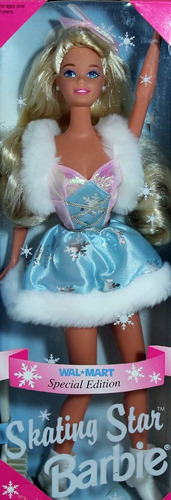 Muñeca Barbie Patinaje Estrella 1995