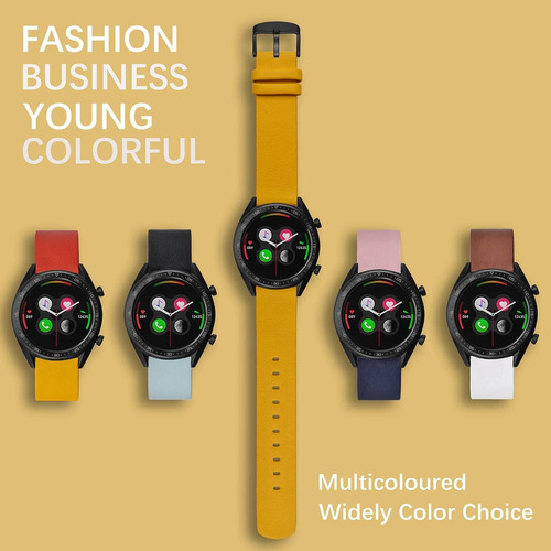 Correas De Reloj De Cuero Flexibles Para Hombres Y Mujeres,