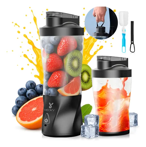 Meoky Liquidificador Pequeno Portatil Recarregavel Liquidificador...