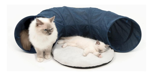 Tunel Interactivo Gatos Catit Juguete Cojin Para Dormir 