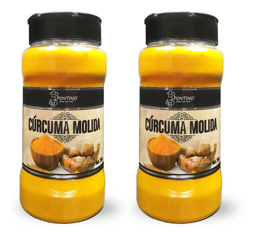 Pontino Cúrcuma Molida 280 Gramos 2 Piezas