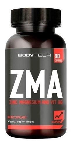 Zma Zinc Magnesio Vitamina B6 Frasco 90 Caps Bodytech
