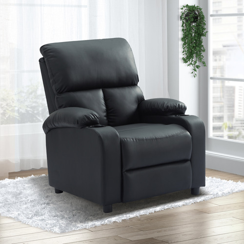 Sillon Santos Reposet Reclinable Individual Tapizado En Simi