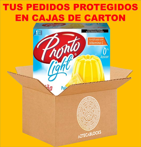 Pronto 3 Gelatinas De Agua Sabor Piña Con 0% Azúcar Wow