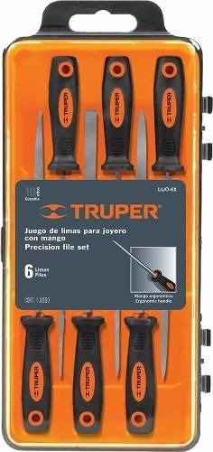 Set De 6 Limas Para Joyero Truper Lijo-6x Plana Triangular