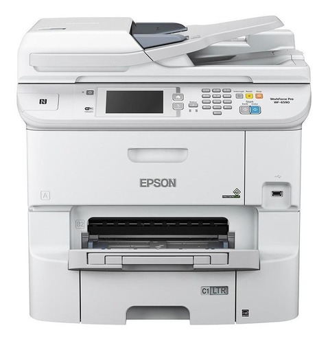 Imagen 1 de 2 de Impresora a color multifunción Epson WorkForce Pro WF-6590 con wifi blanca 100V/240V
