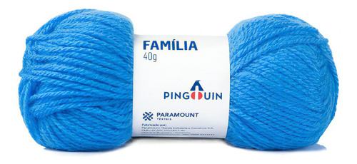 Lã Família 40g - Pingouin Cor 0590 - Royal Aruba