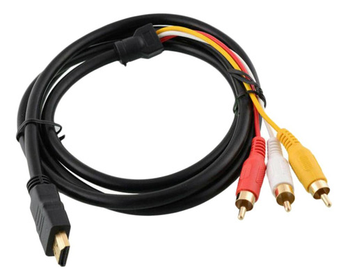 A 3rca Video Audio Av Cable Adaptador Transmisor Pies/1,5 M