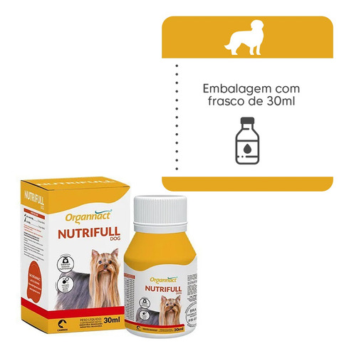 Suplemento Vitamínico Para Cachorro Nutrifull Dog 30 Ml