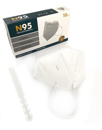 Caja Tapabocas N95, X10 Unidades Empaque Individual