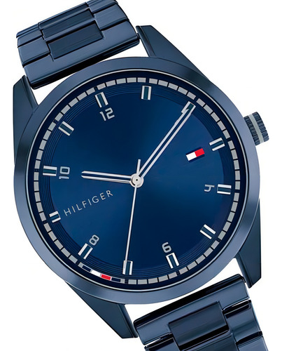 Reloj Tommy Hilfiger Th-1710456 Carcasa Acero Cuero 50m Wr