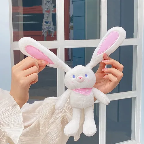 Conejo orejas largas peluche sale