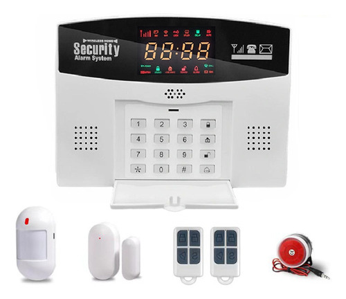 Kit Alarma W200, Detector Mov, Sensor, 2*controles, Sirena