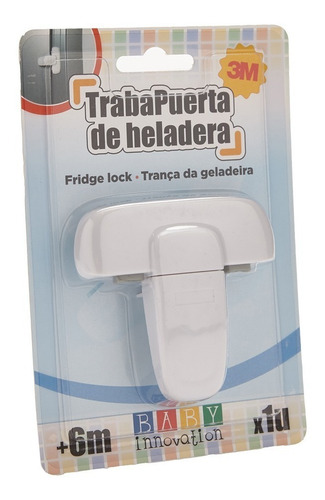 Imagen 5 de 8 de Traba De Seguridad Puerta De Heladera - Baby Innovation Rxl