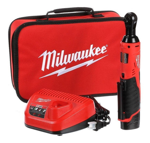 Destornillador inalámbrico Milwaukee M12 2457-21 rojo