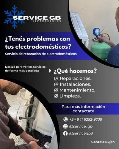 Service De Lavarropas, Heladeras Y Aires Acondicionados