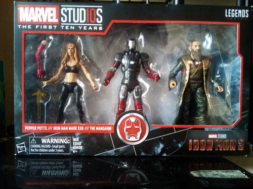 Pack Aniversario 10 Años Marvel Mandarin,peperpot's,hot Rood