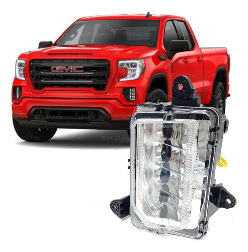 Faro Niebla Gmc Sierra 2019 2020 2021 2022 Lado Chofer